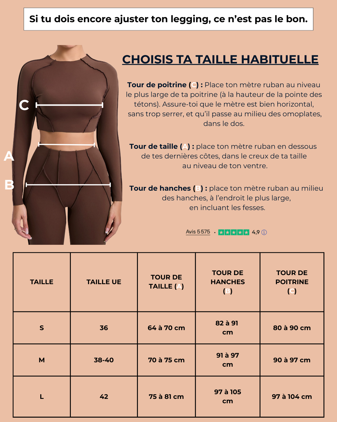 Ensemble Lora : top à manches longues et legging sculptant